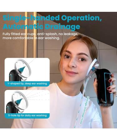 Buy Itherau Electric Ear Wax Remover - Rechargeable IPX7 Waterproof 4 Pressure Modes Includes 6 Pointed Cleaners | Ideal for Adults & Kids - Buy Online on GoSupps.com