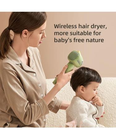 Creativity Cordless Hair Dryer Professional Blow Dryer w/Hot/Cold Wind Rechargeable Lightweight Travel Hairdryer for Women Men Kids - Buy Online on GoSupps.com