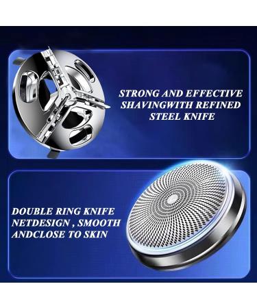 Mini Shave Travel Shaver Men Electric Razor for Men Portable Electric Shaver Mini Shaver Rechargeable Men's Portable Shaver for Home Travel Office Gradient Blue - Buy Online on GoSupps.com