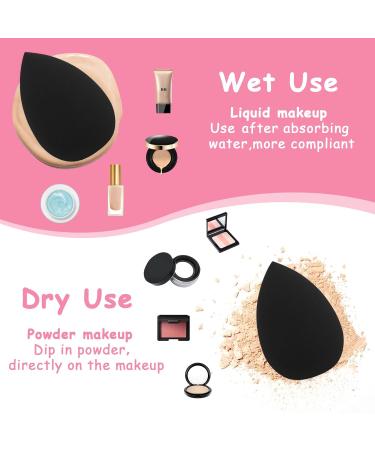 WLLHYF 12-Part Mini Makeup Sponge Set - Professional Makeup Sponges for Under Eyes Mixing and Application | Perfect for Powder & Cream - Buy Now! - Buy Online on GoSupps.com