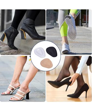 3 Pairs Heels Cushion Pads Gel Metatarsal Pads (Adhesive-Backed) Ball of Foot Cushions Foot Pain Relief Pads Shoe Heel Cushion Inserts Ball of Foot Cushion Pads Ball Foot Cushions Foot Gel Pads - Buy Online on GoSupps.com