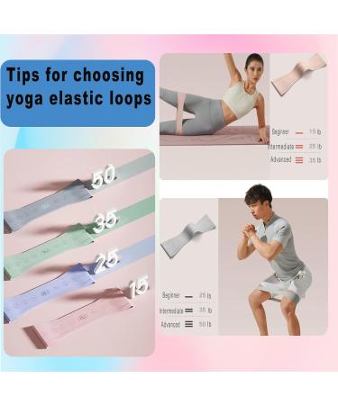 Buy Yoga Elastic Resistance Bands for Men & Women - Blue Hip Strength Training & Stretch Tension Bands - Buy Online on GoSupps.com