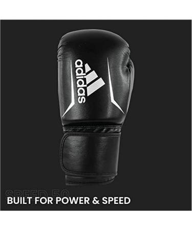 Buy Adidas Boxing Gloves Speed 12 oz Black/White | International Shipping Available - Buy Online on GoSupps.com