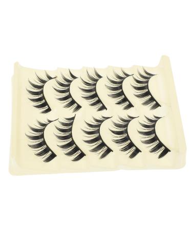 Beavorty 5 Pairs Fake Eyelashes Fake Lashes Natural False Eyelashes Fluffy Eyelashes Extensions Makeup Accessories False Eyelashes Fluffy Women Makeup Tools Women Lashes False Lashes Fiber