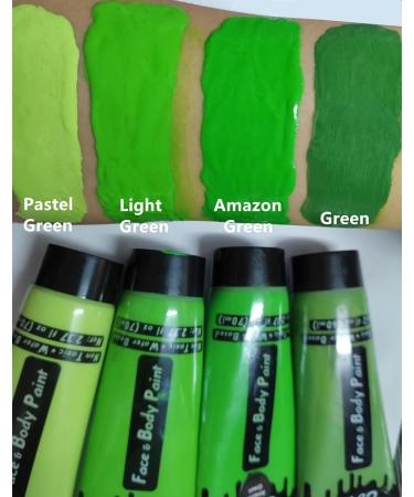 Go Ho Light Green Cream Face Paint 2.37oz - Water Based for Hulk, Witch, Gamora - Halloween Cosplay & Festivals - Buy Online on GoSupps.com