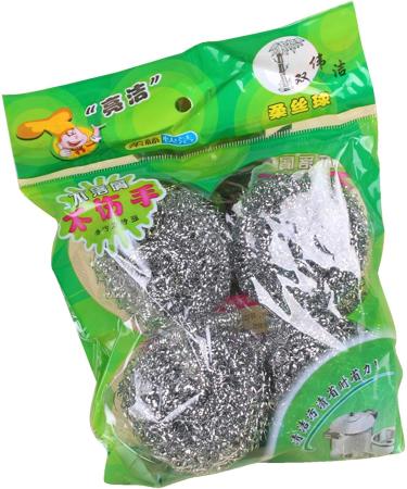 Scrubber Ball Scrubbing Sponges Steel Sponges Scrubbers Dishwashing Scrubber Pads Dish Washing Scrubber for Pot Pan Dish Wash Cleaning for Removing Rust Dirty Cookware - Buy Online on GoSupps.com