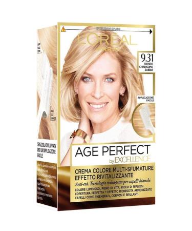 L'OREAL Perfect Age Excellence 09.31 Chiaris Blond.Sand Hair Care Products 9.31 Very Light Sand Blonde 1 piece (1 pack) - Buy Online on GoSupps.com