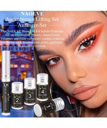Naolve Eyebrows Lifting Set - Waterproof Durable Brow Lamination Kit for Beginners | Professional Eyebrow Styling - Buy Online on GoSupps.com