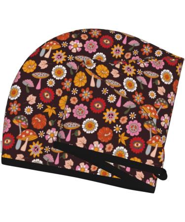 70s Groovy Hair Towel Wrap - Quick Drying Towel Turban with Button | Ideal for Fast Hair Drying - Buy Online on GoSupps.com