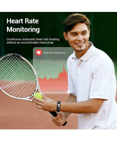 Stiive Fitness Tracker with Heart Rate Monitor | Waterproof Activity & Step Tracker for Women and Men | Pedometer Watch with Sleep & Calorie Monitor | Call & Message Alert - Black - Buy Online on GoSupps.com