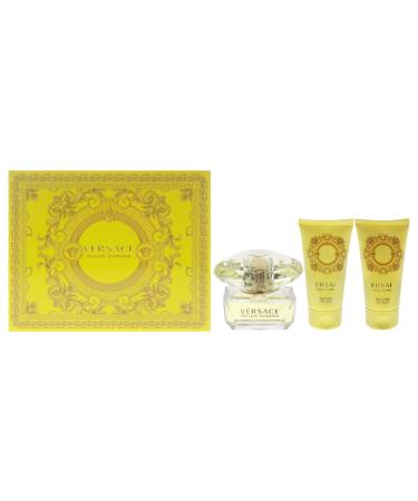 Versace Yellow Diamond 3 Piece Gift Set for Women packaging may vary