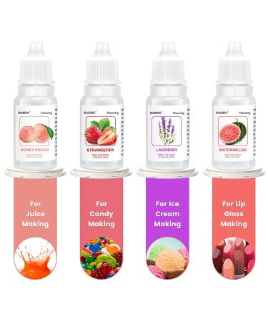 16 Pack Lip Gloss Flavoring Oil - Vanilla Pineapple Banana Candy Flavoring for Cooking & Baking - Water & Oil Soluble Lip Flavoring Oil - .35 Fl Oz - Buy Online on GoSupps.com