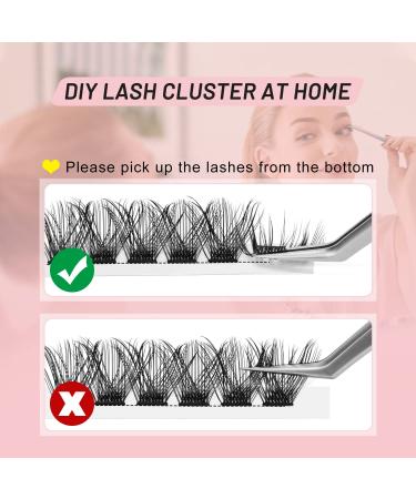 78pcs Crislashes DIY Individual Lashes D Curl Mix 8-16mm - Reusable, Lightweight, Dramatic Look Lashes - Home Use (H-D Curl Mix 8-16mm) - Buy Online on GoSupps.com