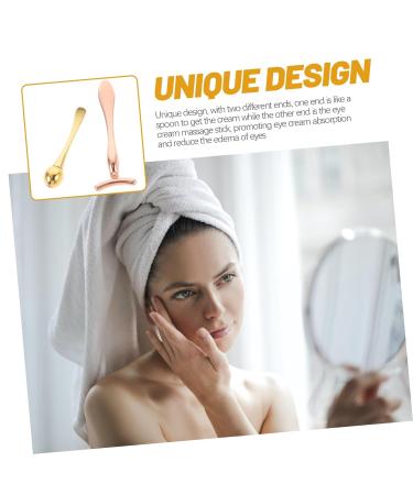 Eye Roller Head T-bar Set Dark Circles Eye Cream Applicator Tool for Radiant Skin | International Shipping Available - Buy Online on GoSupps.com
