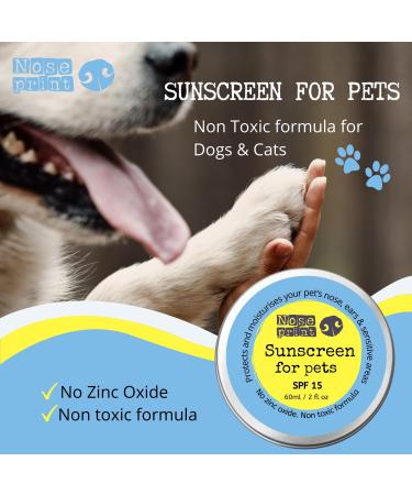 Noseprint Spf 15 Sun Protection Balm For Pets 60 Ml Eco Tin | Moisturising Sunscreen For Dogs An Cats | Non Toxic Formula Dog Nose Balm Dog Paw Balm Sun Cream Balm | Dog Sun Protection | Made In Uk - Buy Online on GoSupps.com