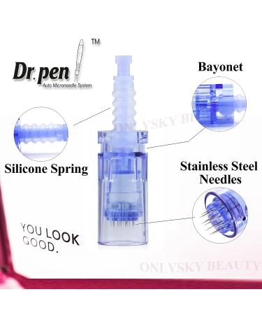 Dr.pen Ultima A6 10Pcs Replacement Cartridges - 12 Bayonet Slot - Buy Online on GoSupps.com