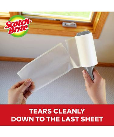 Scotch-Brite Lint Roller for Pet Hair & More - 3 Rollers, 100 Sheets Each (300 Total) - Buy Online on GoSupps.com