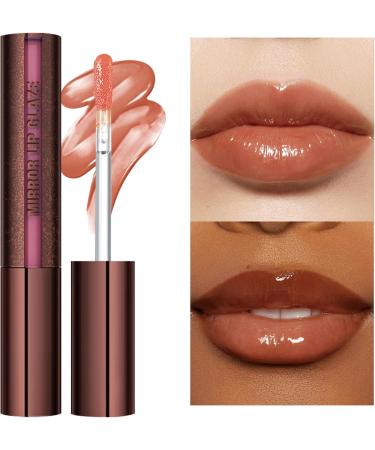 WJnflQN Lip Gloss Volumizing Lip Gloss Moisturizing Volumizing Lipstick For Women Make Up Care Date Evening Natural Look 02 - Buy Online on GoSupps.com