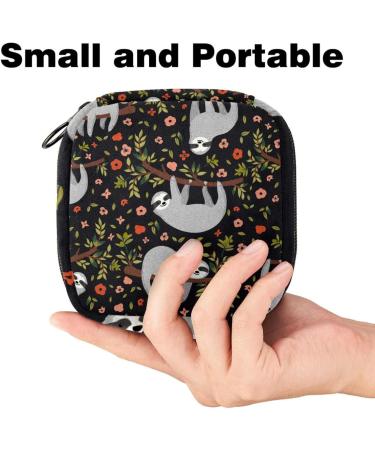 Sloth Bandage Storage Bag for Women & Teens | Portable Menstrual Cup & Breastfeeding Pad Holder - Buy Online on GoSupps.com