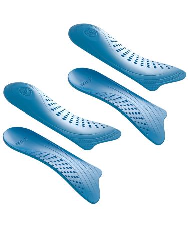 TOBA Insoles Plantar Fasciitis Relief Arch Support Shoe Insoles  2 Pairs of Insoles for Women and Men  Orthotic Insoles for Flat Feet  Flat Foot  Heel Pain  High Arches  Work  Boot (W10-10.5/M8-8.5)