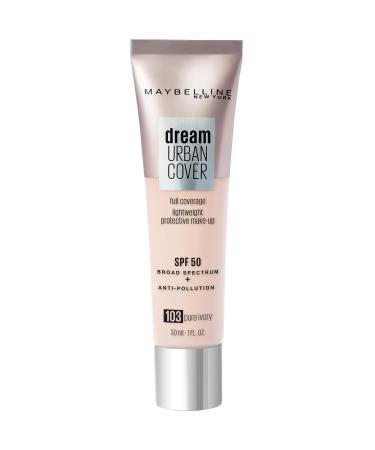 Maybelline New York-Tinting Perfection UV protection & anti-splinter Dream Urban cover color: ivory ros (103) 30 ml 103 ivory ros 30 ml (1 Pack)