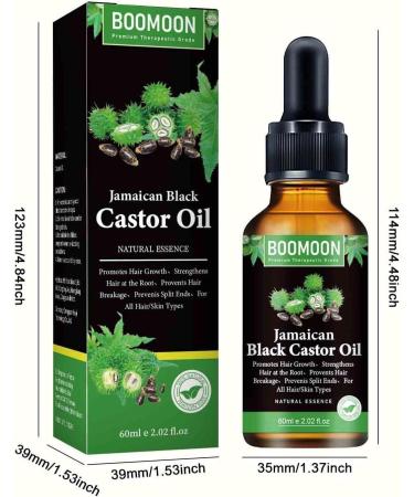 Fufu Girls Jamaican Black Castor Oil Organic Castor Oil 100% Pure Cold Pressed Black Castor Oil Essential Oils for Body Face & Skin Moisture Nails & Eyelashes 2pc - Buy Online on GoSupps.com