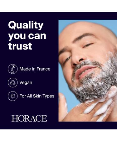 HORACE Beard Shampoo for Men - Sulphate-free Wash with Castor Oil - Gentle Beard Care for All Skin Types - Woody Aromatic Scent 250 ml - Buy Online on GoSupps.com