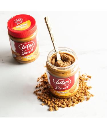 Lotus Biscoff Crunchy Original Caramelised Spread | Crunchy-Delicious Biscoff-Spread | Vegan Friendly Nut Free - Pack of 1 x 380g - Buy Online on GoSupps.com
