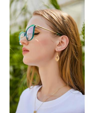 FEISEDY Blue Light Blocking Glasses for Women & Men - Cateye TR90 Frame B2772 Green - 52mm Computer Glasses for Eye Protection - Buy Online on GoSupps.com