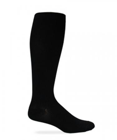 Jefferies Socks Firm Support Over the Calf Compression Dress Socks Large 12-14 Black