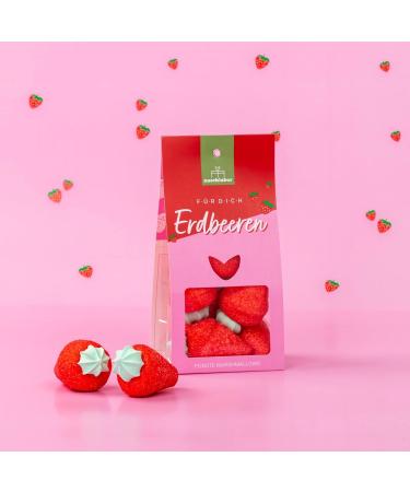 Sac guimauves aux fraises | Guimauves douces et moelleuses en forme de fraise pour l' t | Pour offrir go ter ou d corer | Guimauves aux fraises - Buy Online on GoSupps.com