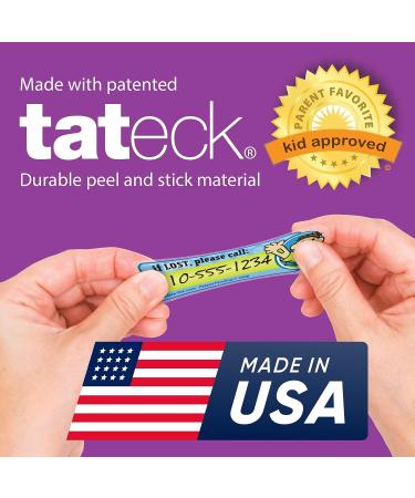 Monster 6pk SafetyTat Child ID Tattoos with Skin Prep Wipes & Tattoo Pen - Buy Online on GoSupps.com