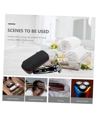 Minkissy Razor Storage Bag for Men | Hairdressing Tool Organizer | Durable EVA Shaver Shell | Perfect for Travel - Buy Online on GoSupps.com