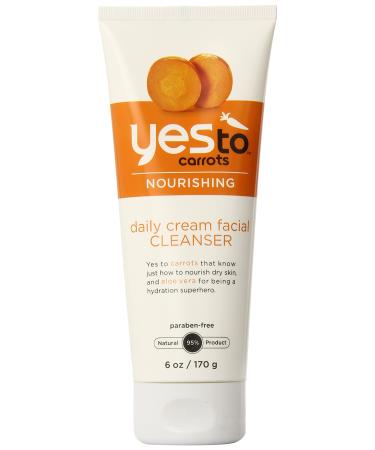 Yes To Carrots Daily Cream Facial Cleanser  6 Fluid Ounce