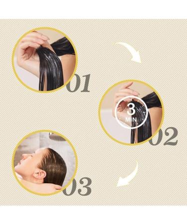 Multi-Effect Repair & Deep Moisturizing Hair Conditioner Repair Hair Mask Deep Conditioner Protein Treatment for Dry Damaged Hair- Conditioning Moisturizer for Curly Bleached Frizzy Hair (3 Pcs) - Buy Online on GoSupps.com