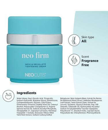 Neocutis Neo Firm Neck & D collet Firming Cream 50mL - Anti-Aging Treatment - Buy Online on GoSupps.com