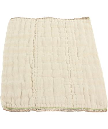 OsoCozy Organic Cotton Prefold Cloth Diapers - Small Size 1 (6pk) | Super-Soft, Absorbent, Durable | Unbleached Natural Color | Fits 7-15 Lbs - Buy Online on GoSupps.com