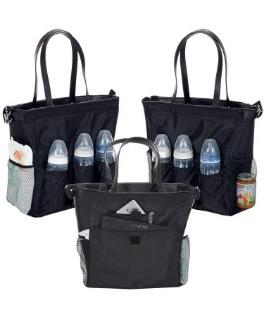 Buy LCP Kids Diaper Bag - Eco Leather Ladies Handbag Scratch-Resistant 15L Volume in Grey | International Shipping Available - Buy Online on GoSupps.com