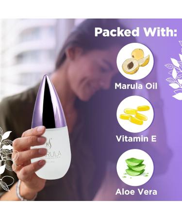 HerStyler Marula Oil Serum - Anti-Frizz Solution for Frizzy & Damaged Hair | Smoothing Shine Enhancer - 2 Fl. Oz - Buy Online on GoSupps.com