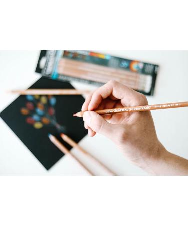MultiPastel Chalk Pencils 4/Pkg - Brights | Vibrant Colors for Art Projects - Buy Online on GoSupps.com
