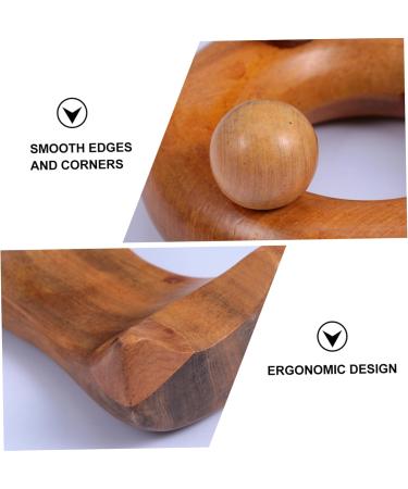 FOMIYES 15 STK Sandalwood Gua Sha Massage Set | Triangular Pillows & Foot Massagers | Neck & Health Gift for Relaxation - Buy Online on GoSupps.com