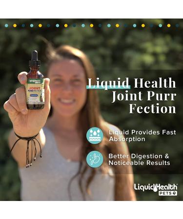 LIQUIDHEALTH 2.3 Oz Liquid Cat Glucosamine Joint Support - Hip & Joint Relief for Senior Cats & Kittens - Buy Online on GoSupps.com