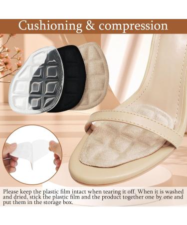 Heel Grips & Pads for Big Shoes - 4 Pairs Clear Inserts | Comfort for Men & Women - Buy Online on GoSupps.com