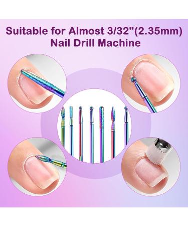 30 Nail Cutter Attachments & 75 Nail Miller Grinding Sleeves - Professional Tungsten Alloy & Ceramic Bits for Gel Nails - 3/32 Inch Manicure & Pedicure Set - Buy Online on GoSupps.com