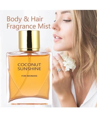 Coconut Sunshine Perfume Coconut Sunshine for Women Perfume Women's Vanilla Flavor Fragrance (60ml) (Yellow) - Buy Online on GoSupps.com