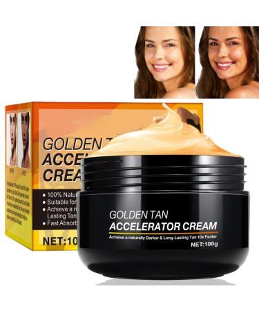 100g Long-Lasting Rapid Tanning Cream Premium Sunbed Tanning Accelerator Cream Effective in Sun-Beds & Outdoor Sun Rapid Tanning Cream Achieve A Natural Tan with Natural Ingredients Fast Tanning