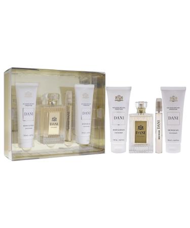 Prestige Dani by New Brand for Women - 4 Pc Gift Set 3.4oz EDP Spray 0.5oz EDP Spray 4.3oz Shower Gel 4.3oz Body Lotion - Buy Online on GoSupps.com