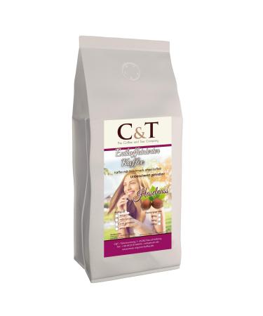 C&T Great-tasting coffee caffeine-free! Decaffeinated coffee with natural hazelnut flavor (LARGE) (200 g)