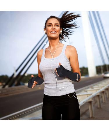Copper Joe Long Arthritis Gloves - Extra Long Fit for Carpal Tunnel Relief - High Copper Content for Women & Men - Wrist Support, Large (1 Pair) - Buy Online on GoSupps.com