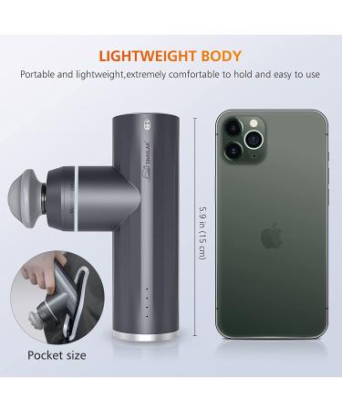 Snailax Mini Massage Gun - Rechargeable Deep Tissue Percussion Massager for Athletes - Portable and Quiet Handheld Muscle Massager for Back, Neck, and Body - Perfect Gift for Men and Women - Buy Online on GoSupps.com